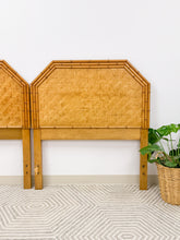 Load image into Gallery viewer, Bamboo Parquetry Headboards-King or 2 Twins
