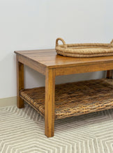 Load image into Gallery viewer, Woven Wood Coffee Table
