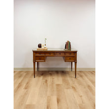 Load image into Gallery viewer, American of Martinsville Vintage MCM Desk w/ Glass Top Four Drawers Transitional
