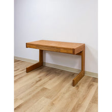 Load image into Gallery viewer, Vintage Handmade Organic Modern Pine Plywood Desk, Lou Hodges Style MCM

