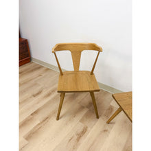 Load image into Gallery viewer, Modern MCM Style Wood Windsor Chair Pair Mortise Tenon Joinery Dining Accent
