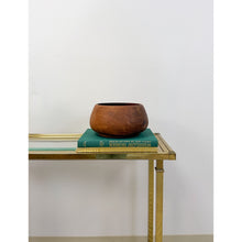 Load image into Gallery viewer, Vintage MCM Brass Console Table Glass Top Hollywood Regency Sofa Table Coastal
