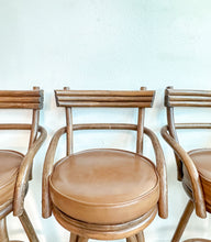 Load image into Gallery viewer, Four Rattan Barstools
