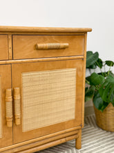 Load image into Gallery viewer, Heywood Wakefield Style Rattan Cabinet
