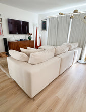 Load image into Gallery viewer, Down filled Linen Cloud Sectional
