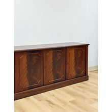 Load image into Gallery viewer, Aurora Mahogany Credenza Sideboard Locking Belgium Mid Century Transitional
