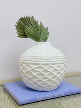 Load image into Gallery viewer, White Nautical Rope Vase
