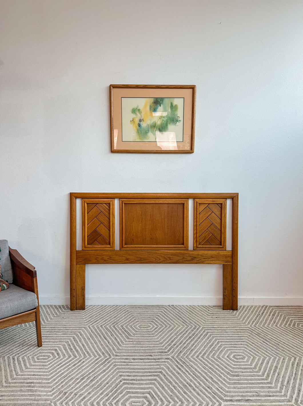 Mid Century Queen Headboard