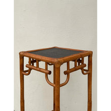 Load image into Gallery viewer, Bamboo Planter Stand Vintage Hollywood Regency Chinoiserie Tall Coastal
