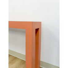 Load image into Gallery viewer, Vintage Salmon Laminate Narrow Console Sofa Table Postmodern Retro Slim
