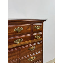 Load image into Gallery viewer, Vintage Tallboy Dresser American Drew Five Drawer Highboy Bedroom Chest
