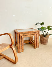 Load image into Gallery viewer, Set of Woven Nesting Tables
