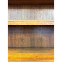 Load image into Gallery viewer, Vintage Lane MCM Hutch Rhythm Cane Door Bookcase Display China Cabinet Shelving
