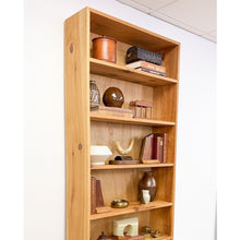 Load image into Gallery viewer, Handmade Pine 7-Shelf Bookcase Rustic Boho Vintage Antique Style 84"
