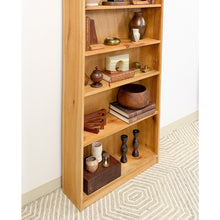 Load image into Gallery viewer, Handmade Pine 7-Shelf Bookcase Rustic Boho Vintage Antique Style 84"
