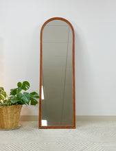 Load image into Gallery viewer, Arched Full Length Burlwood Style Mirror
