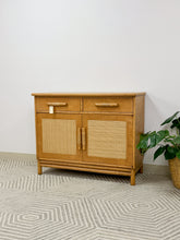 Load image into Gallery viewer, Heywood Wakefield Style Rattan Cabinet
