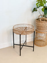 Load image into Gallery viewer, Single Woven Folding End Table
