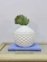 Load image into Gallery viewer, White Nautical Rope Vase
