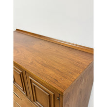 Load image into Gallery viewer, Vintage Chest Broyhill Sculptra MCM Gentleman's Tallboy Three Drawer Dresser

