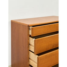 Load image into Gallery viewer, Vintage MCM Danish Modern Teak Four Drawer Chest, Dresser, Bedroom Storage
