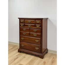 Load image into Gallery viewer, Vintage Tallboy Dresser American Drew Five Drawer Highboy Bedroom Chest
