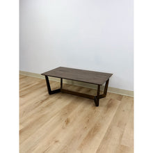 Load image into Gallery viewer, Vintage Style Williams Sonoma Home Dark Walnut Coffee Table MCM Wood
