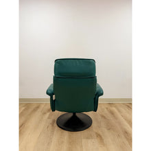 Load image into Gallery viewer, Chairworks Teal Adjustable Recliner Stressless Style Vintage Lounge Chair Retro
