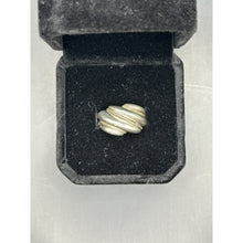 Load image into Gallery viewer, Tiffany And Co Sterling Silver Ring With 18k Gold Inlay 5.3 Grams
