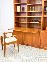 Load image into Gallery viewer, Danish Teak Wall Units with Secretary Desk
