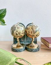 Load image into Gallery viewer, Pair of Marble Globe Bookends
