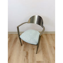 Load image into Gallery viewer, Elite Modernist Stainless Steel Dining Accent Chair Upholstered Seat
