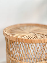 Load image into Gallery viewer, Retro Wicker Plant Stand
