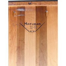 Load image into Gallery viewer, Pair of Vintage MCM Transitional Mersman Clover Walnut End Tables w/ Cabinet
