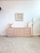 Load image into Gallery viewer, Pink 9 Drawer Mid Century Dresser
