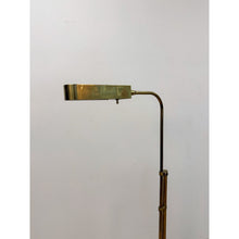 Load image into Gallery viewer, Solid Brass Floor Lamp Adjustable Vintage MCM Hollywood Regency Reading Light
