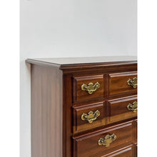 Load image into Gallery viewer, Vintage Tallboy Dresser American Drew Five Drawer Highboy Bedroom Chest
