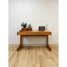 Load image into Gallery viewer, Vintage Handmade Organic Modern Pine Plywood Desk, Lou Hodges Style MCM

