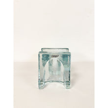 Load image into Gallery viewer, Blenko Arched Curved Translucent Glass Bookends Vintage Art Glass Pair
