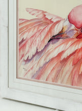 Load image into Gallery viewer, Framed Flamingo Art
