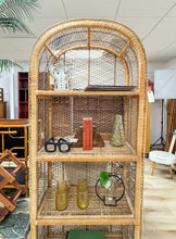 Load image into Gallery viewer, Large Arched Wicker Rattan Shelf
