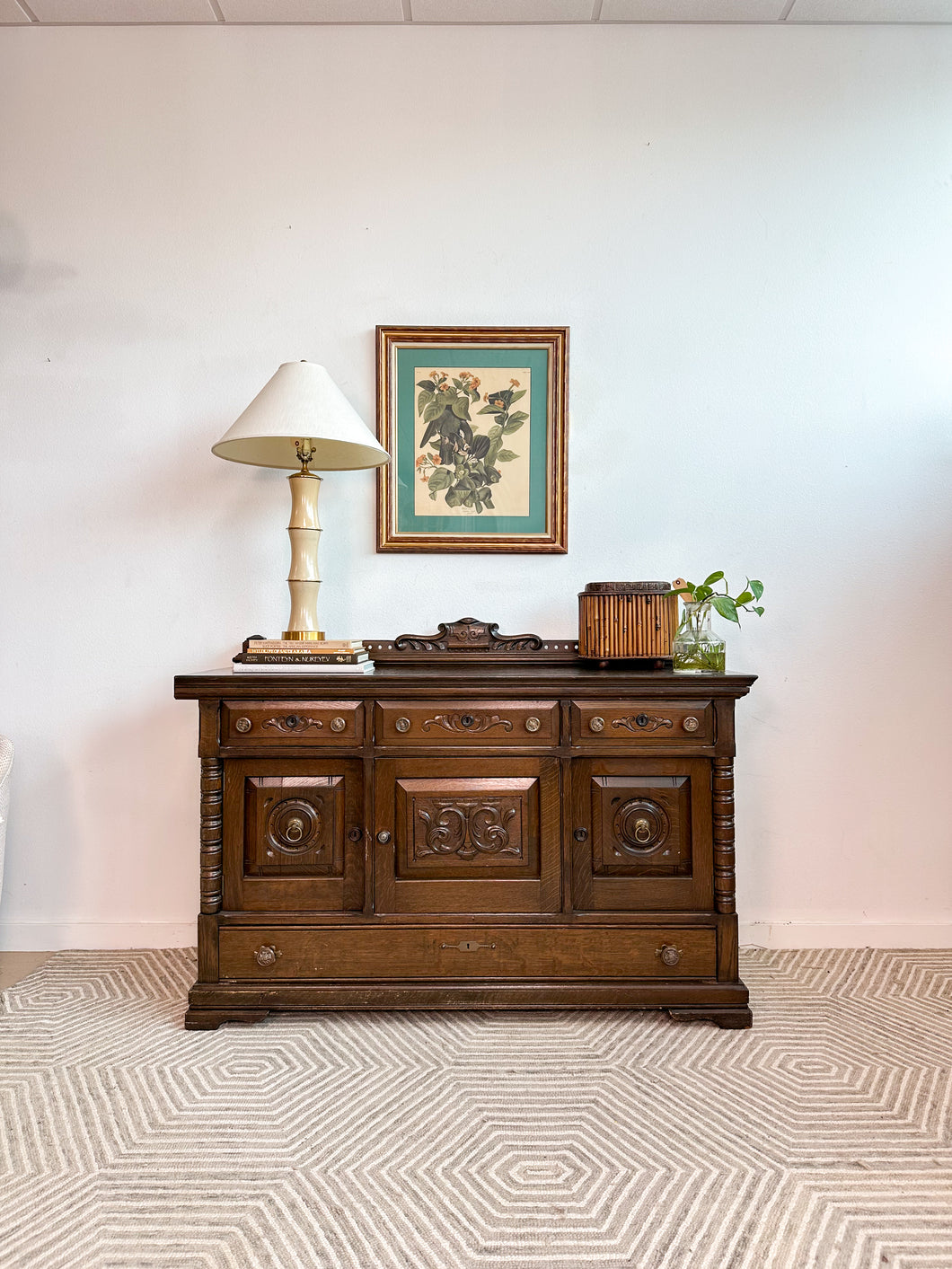 Jacobean Style Antique Buffet