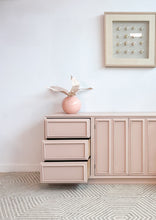 Load image into Gallery viewer, Pink 9 Drawer Mid Century Dresser
