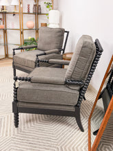 Load image into Gallery viewer, Pair of Bobbin Spindle Chairs
