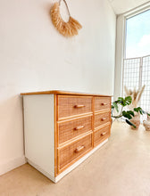 Load image into Gallery viewer, Woven Front Laminate Dresser
