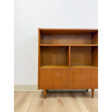 Load image into Gallery viewer, MCM Bookshelf Storage Cabinet Combo Vintage Mid-Century Modern Wood Bookshelf
