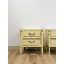 Load image into Gallery viewer, Vintage Henry Link Bali Hai Coastal Hollywood Regency Cream Nightstands
