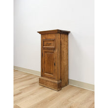 Load image into Gallery viewer, Antique Pedestal Primitive Rustic Provincial European Wood Display Stand

