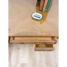 Load image into Gallery viewer, American of Martinsville Vintage MCM Desk w/ Glass Top Four Drawers Transitional
