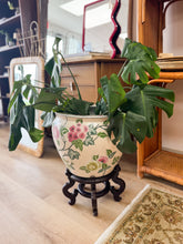 Load image into Gallery viewer, Large Chinoiserie Coy Pot and Stand
